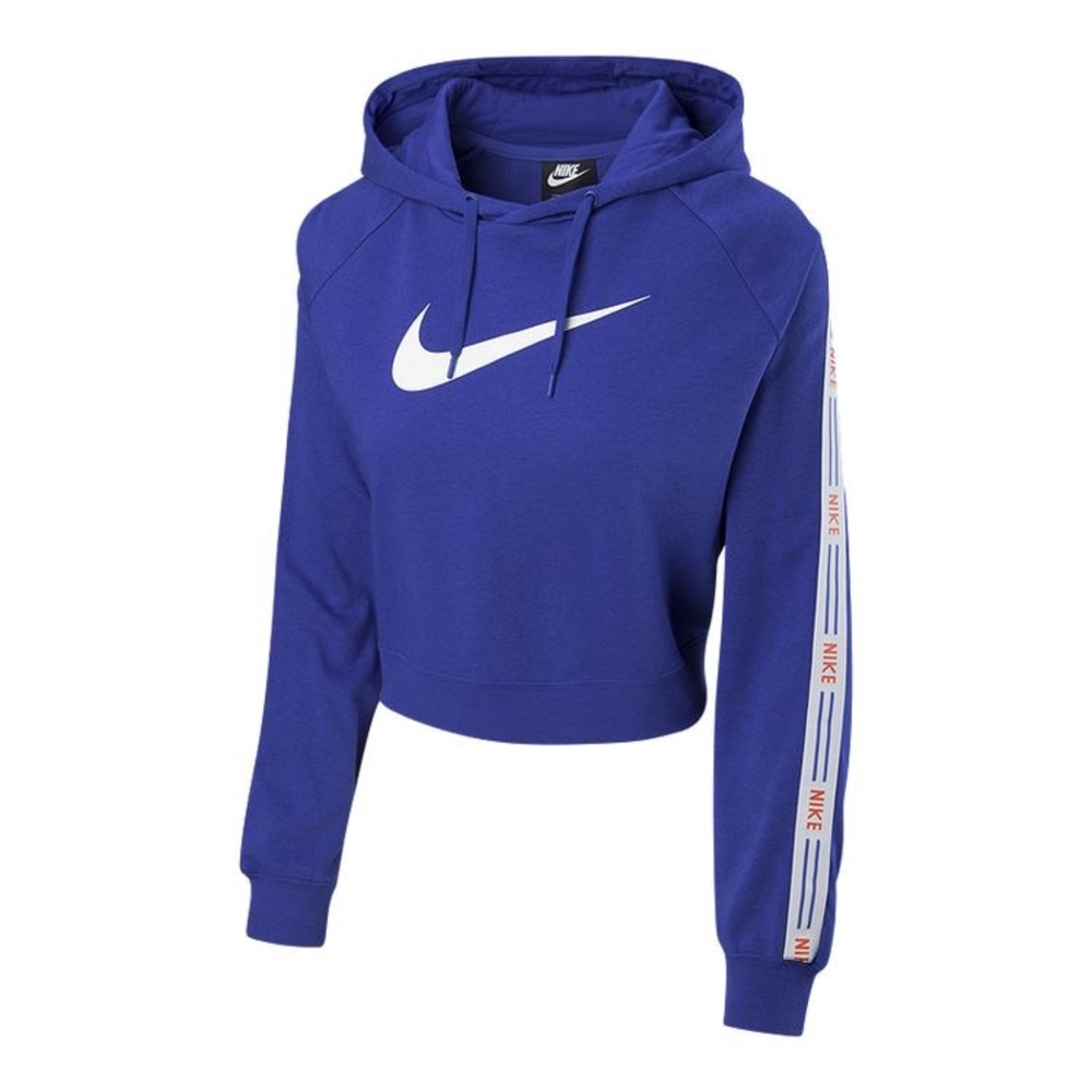 ***Rare Nike cropped blue hoodie